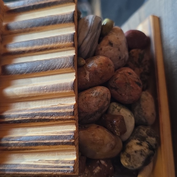 Stone and Wood Handmade Bird House - Picture 3 of 11